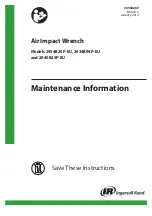 Ingersoll-Rand 2934B2SP-EU Maintenance Information preview