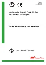 Предварительный просмотр 1 страницы Ingersoll-Rand 380SQ1 Maintenance Information