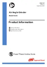 Предварительный просмотр 1 страницы Ingersoll-Rand 422G Product Information