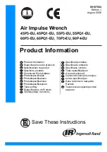 Предварительный просмотр 1 страницы Ingersoll-Rand 45P3-EU Product Information