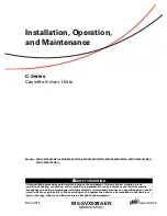 Preview for 1 page of Ingersoll-Rand 4MUC4518A10N0A Installation Operation & Maintenance