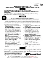 Preview for 9 page of Ingersoll-Rand 61H-EU Series Instructions Manual