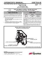 Ingersoll-Rand 650770-X-B Operator'S Manual предпросмотр