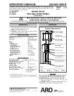 Ingersoll-Rand 650863-XXX-B Operator'S Manual preview