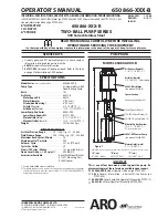 Preview for 1 page of Ingersoll-Rand 650866-XXX-B Operator'S Manual