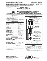 Предварительный просмотр 1 страницы Ingersoll-Rand 650883-XXX-B Operator'S Manual