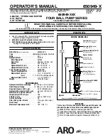 Ingersoll-Rand 650949-X Operator'S Manual предпросмотр