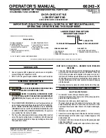 Ingersoll-Rand 66243-X Operator'S Manual предпросмотр