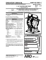 Ingersoll-Rand 66M150-XXX-C Operator'S Manual предпросмотр