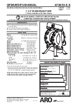 Ingersoll-Rand 670053 Series Operator'S Manual предпросмотр