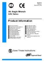 Предварительный просмотр 1 страницы Ingersoll-Rand 8-EU Series Product Information