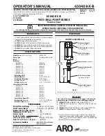 Ingersoll-Rand ARO 650408-X-B Operator'S Manual предпросмотр