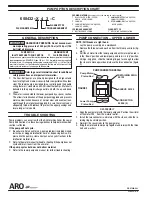 Предварительный просмотр 2 страницы Ingersoll-Rand ARO 650432-X43-C Series Operator'S Manual