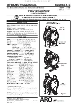 Ingersoll-Rand ARO 650715-C Operator'S Manual предпросмотр