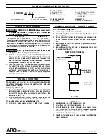 Preview for 2 page of Ingersoll-Rand ARO 650936-XX3 Series Operator'S Manual