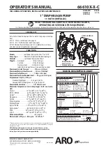 Ingersoll-Rand ARO 66610 Series Operator'S Manual preview