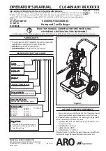 Ingersoll-Rand ARO CL0409A91 Series Operator'S Manual предпросмотр