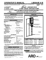 Ingersoll-Rand ARO LM2350E-B Series Operator'S Manual предпросмотр