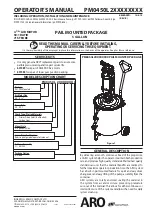 Preview for 1 page of Ingersoll-Rand ARO PM0450L2 Series Operator'S Manual