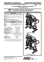 Ingersoll-Rand ARO SD20 B Series Operator'S Manual предпросмотр