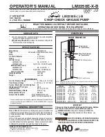 Preview for 1 page of Ingersoll-Rand ARO THUNDER Series Operator'S Manual