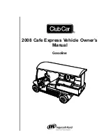 Ingersoll-Rand Club Care Cafe Express 2008 Owner'S Manual предпросмотр