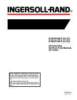 Ingersoll-Rand EP 20 SE Operators/Instruction Manual Options preview