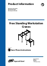 Ingersoll-Rand Free Standing Workstation
Cranes Product Information preview