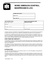 Preview for 22 page of Ingersoll-Rand HP300WCU Operating, Maintenance & Parts Manual