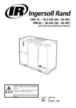 Предварительный просмотр 1 страницы Ingersoll-Rand IRN 20HP Operation And Maintenance Manual