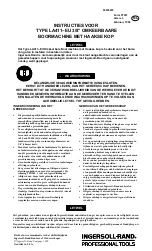 Preview for 16 page of Ingersoll-Rand LA411-EU Instructions Manual