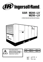 Ingersoll-Rand M200-LV Operation And Maintenance Manual preview