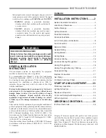 Preview for 3 page of Ingersoll-Rand M951P040BD24AA Installer'S Manual