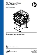 Preview for 1 page of Ingersoll-Rand Man Rider MR150K Series Product Information