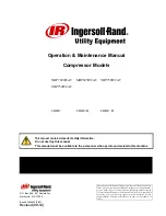 Предварительный просмотр 1 страницы Ingersoll-Rand MHP825WCAT Operation & Maintenance Manual