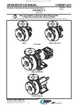 Ingersoll-Rand MP PUMPS CHEMFLO 6 Operator'S Manual предпросмотр