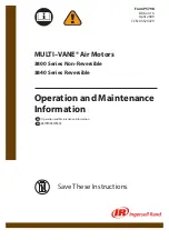 Ingersoll-Rand MULTI-VANE 3800 Series Operation And Maintenance Information preview