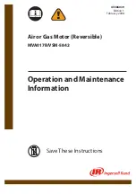 Preview for 1 page of Ingersoll-Rand MVA017B/VSM-5842 Operation And Maintenance Information