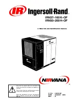 Предварительный просмотр 1 страницы Ingersoll-Rand NIRVANA IRN110K-OF Operation And Maintenance Manual