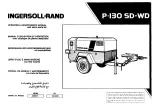 Предварительный просмотр 1 страницы Ingersoll-Rand P-130 SD Operating & Maintenance Manual With Spare Parts List