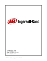 Preview for 71 page of Ingersoll-Rand P105WJD Operation And Maintenance Manual