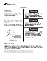 Preview for 6 page of Ingersoll-Rand PL-MANW Installation, Maintenance, And Service Data