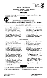 Preview for 1 page of Ingersoll-Rand PowerForce PF700 Instructions Manual