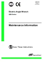 Ingersoll-Rand QE6 Series Maintenance Information предпросмотр