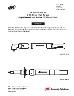 Ingersoll-Rand QE8 Series Service Manual предпросмотр