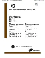 Предварительный просмотр 1 страницы Ingersoll-Rand R3000 Series User Manual