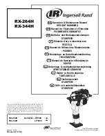 Ingersoll-Rand RX-264H Operation & Maintenance Manual preview