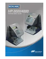 Ingersoll-Rand SCHLAGE HP-3000 User Manual preview