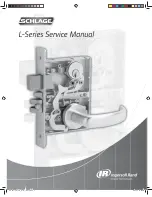 Ingersoll-Rand Schlage L Series Service Manual preview