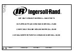 Preview for 19 page of Ingersoll-Rand Sierra H 100 Operation And Maintenance Manual With Parts Catalogue